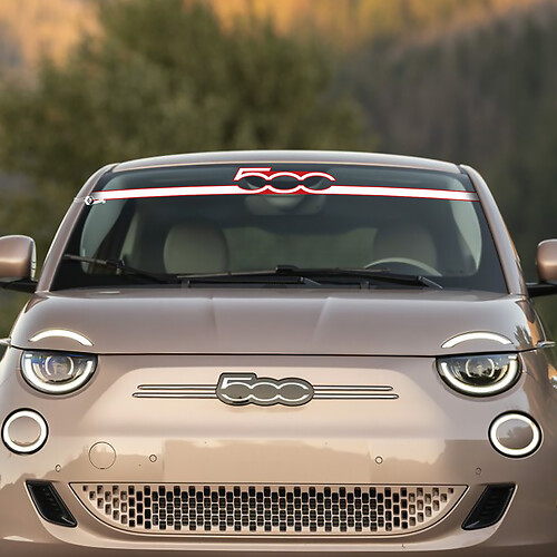 Décalcomanies de pare-brise avant 500 pour Fiat 500
 1