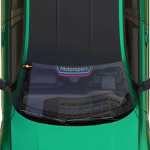 Décalcomanie de bandes M Motorsport autocollant pour pare-brise adaptée à la série G de BMW
 2