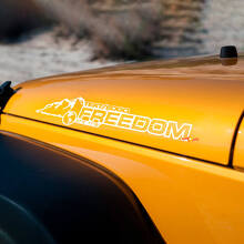 Kit d'autocollants vinyle personnalisés Mountain Style pour capot de Jeep Wrangler_2