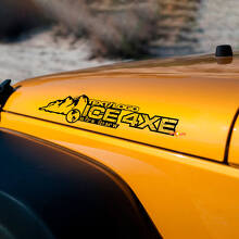 Kit d'autocollants vinyle personnalisés Mountain Style pour capot de Jeep Wrangler_6