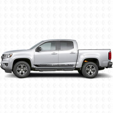 Cadre de Texte Personnalisé Bandes Vinyle pour Portes et Bas de Caisse pour Chevrolet Colorado 2e Gén 2015-2022_2