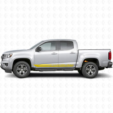 Cadre de Texte Personnalisé Bandes Vinyle pour Portes et Bas de Caisse pour Chevrolet Colorado 2e Gén 2015-2022_3