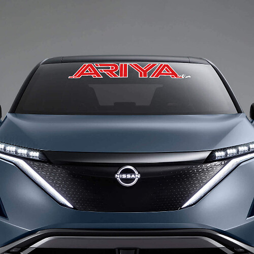 Lettrage de Marque Autocollant Graphique Pare-brise 2 pour Nissan ARIYA