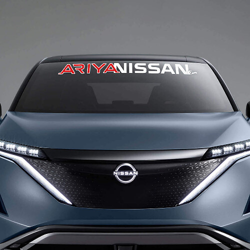 Lettrage de Marque Autocollant Graphique Pare-brise 3 pour Nissan ARIYA