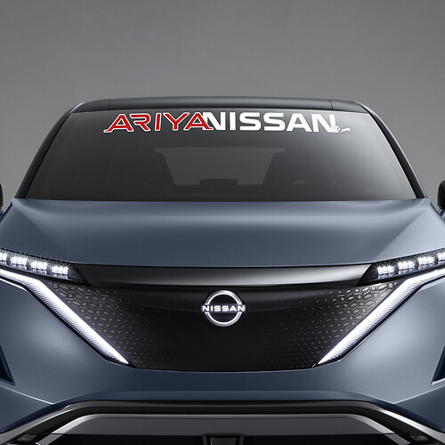 Autocollant graphique pour pare-brise ARIYA pour Nissan ARIYA 2
 1