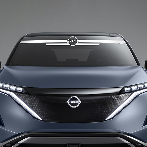 Autocollant graphique ARIYA pour pare-brise pour Nissan ARIYA 3
 1