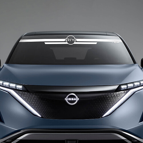 Autocollant graphique ARIYA pour pare-brise pour Nissan ARIYA 3
