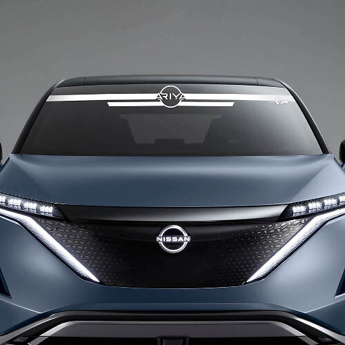 Autocollant graphique ARIYA pour pare-brise pour Nissan ARIYA 3
