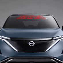 Lettrage de marque Autocollant graphique rayé pour pare-brise pour Nissan ARIYA 2