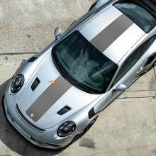 Porsche 991 Gt2 RS GT2RS Autocollants Centraux Capot Toit Décalcomanies Autocollants Wrap Graphiques
 2