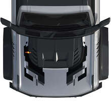 Kit de décalcomanies autocollantes en vinyle avec graphismes abstraits pour capot Musclecar horse power truck 2