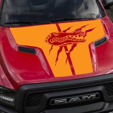 Dodge Ram Gators Rebel Capot Logo Autocollant Vinyle Camion Graphique Pick Up Pickup
 2