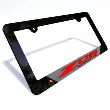 Caches de plaques d'immatriculation pour véhicule Z06 Cadres Décor pour Chevrolet Corvette C8
 2