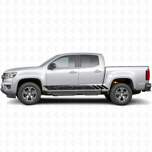 Bandes vinyl topographiques pour porte et bas de caisse pour Chevrolet Colorado 2e génération 2015-2022_2