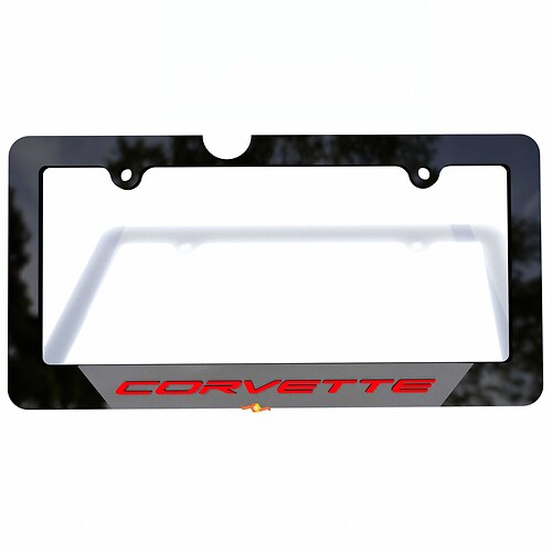 Caches de plaques d'immatriculation pour véhicule Cadres Décoration pour Chevrolet Corvette
