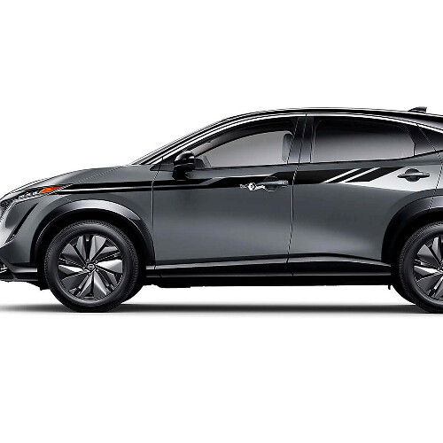 Bandes d'accent universelles latérales Kit de décalcomanies de course pour Nissan ARIYA
