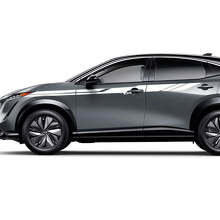 Bandes d'accent universelles latérales Kit de décalcomanies de course pour Nissan ARIYA
 2