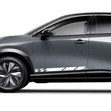 Ensemble de décalcomanies graphiques à damier universelles pour Nissan ARIYA
 2