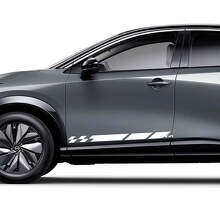 Ensemble de décalcomanies graphiques à damier universelles pour Nissan ARIYA
 2