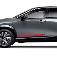 Ensemble de décalcomanies graphiques à damier universelles pour Nissan ARIYA
 3