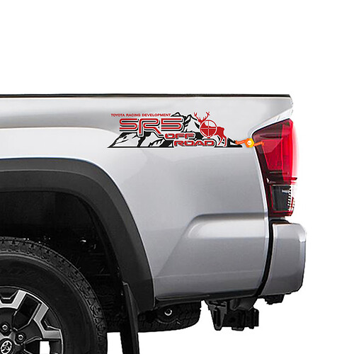 SR5 Autocollants latéraux de camion TRD Off Road pour la chasse aux orignaux et aux cerfs dans les montagnes
