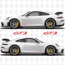 Autocollant Emblème GT3 pour l'arrière et les côtés de la Porsche 911 GT3
 3