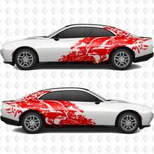 Kit de bandes de grunge Banshee Splash Vinyl Decal Graphic pour Dodge Charger Daytona Banshee
 2
