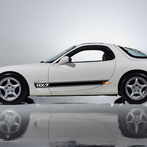 Autocollant de bande latérale - Autocollant en vinyle personnalisé pour Mazda RX-7 Sport
