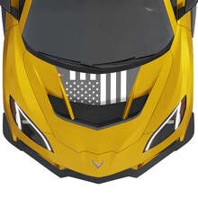 Autocollant en vinyle drapeau US pour capot Chevrolet Corvette ZR1_3