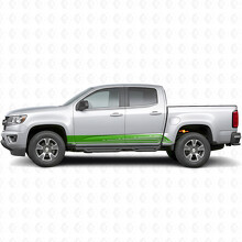 Bandes vinyle parallèles contour de porte et bas de caisse pour Chevrolet Colorado 2e génération 2015-2022_6
