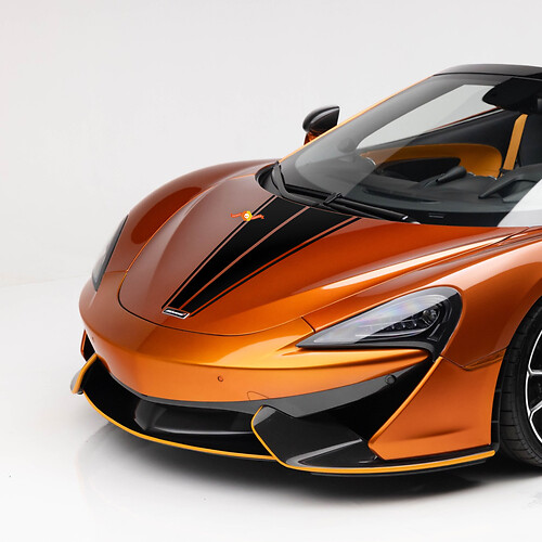 McLaren 570S Bande Centrale Capot Autocollant Vinyle Décalcomanie
