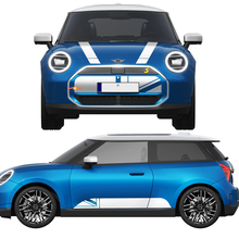 Bandes de capot et de côté Mini Cooper Autocollant graphique en vinyle pour Mini Cooper S F65
 2
