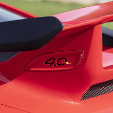 4.0 Autocollant d'insertion d'aile arrière pour Porsche 911
 2