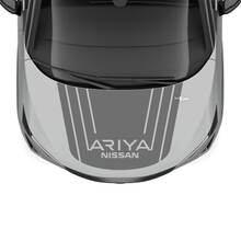Autocollant de graphiques de course pour capot pour Nissan ARIYA
 2