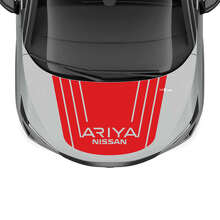 Autocollant de graphiques de course pour capot pour Nissan ARIYA
 3