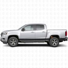 Bandes Vinyles Fines d’Accents pour Portes et Côtés de Benne pour Chevrolet Colorado 2e Gén 2015-2022_2