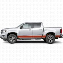 Bandes Vinyles Fines d’Accents pour Portes et Côtés de Benne pour Chevrolet Colorado 2e Gén 2015-2022_4
