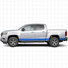 Bandes Vinyles Fines d’Accents pour Portes et Côtés de Benne pour Chevrolet Colorado 2e Gén 2015-2022_5