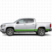 Bandes Vinyles Fines d’Accents pour Portes et Côtés de Benne pour Chevrolet Colorado 2e Gén 2015-2022_6