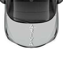 Décalcomanie de graphiques de course à rayures bicolores pour capot pour Nissan ARIYA
 2