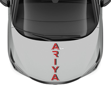 Décalcomanie de graphiques de course à rayures bicolores pour capot pour Nissan ARIYA
 3