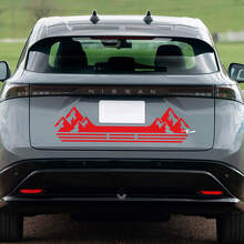 Autocollant graphique de course pour montagnes arrière pour Nissan ARIYA
 3