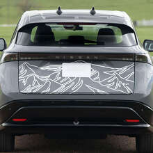 Décalcomanie de graphiques de course arrière pour Nissan ARIYA 2
 2