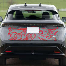 Décalcomanie de graphiques de course arrière pour Nissan ARIYA 2
 3