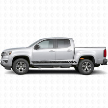 Bandes vinyles topographiques pour porte et bas de caisse Chevrolet Colorado 2e génération 2015-2022_2