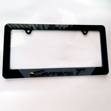 Porsche Carrera T Plaques d'immatriculation de véhicule Couvre-cadres Décor Noir
 3