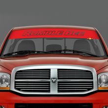 Autocollant en vinyle pour pare-brise Rumble Bee Banner pour Dodge RAM
 3