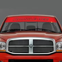 Autocollant en vinyle pour bannière Rumble Bee pour pare-brise Dodge RAM
 3