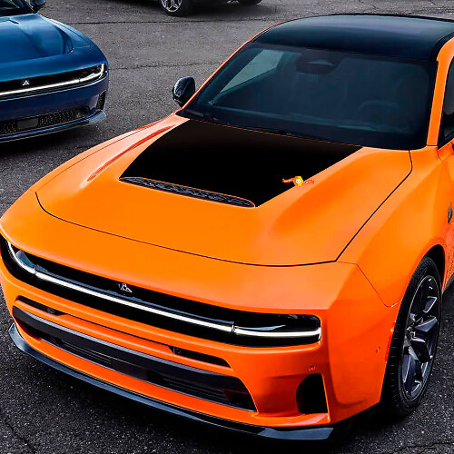 Autocollant en vinyle Sixpack Hood Wrap pour Dodge Charger Daytona
