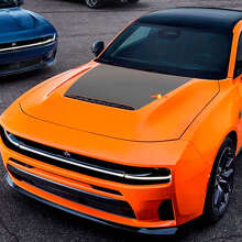 Autocollant en vinyle Sixpack Hood Wrap pour Dodge Charger Daytona_2